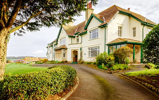 Cedar House and its garden in Old Cleeve