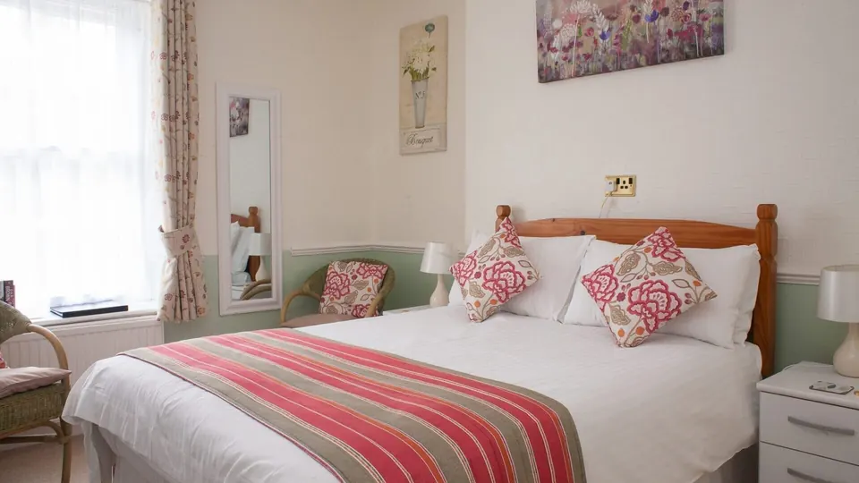 A double bedroom at The Parks Guest House