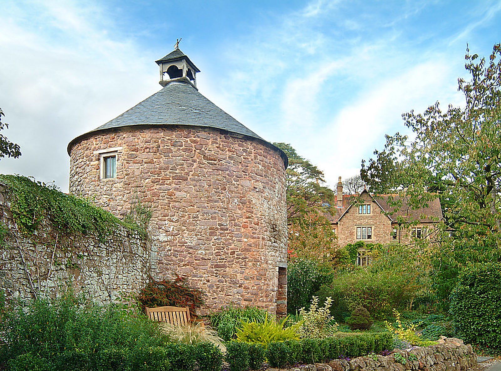Protected heritage buildings in Dunster village