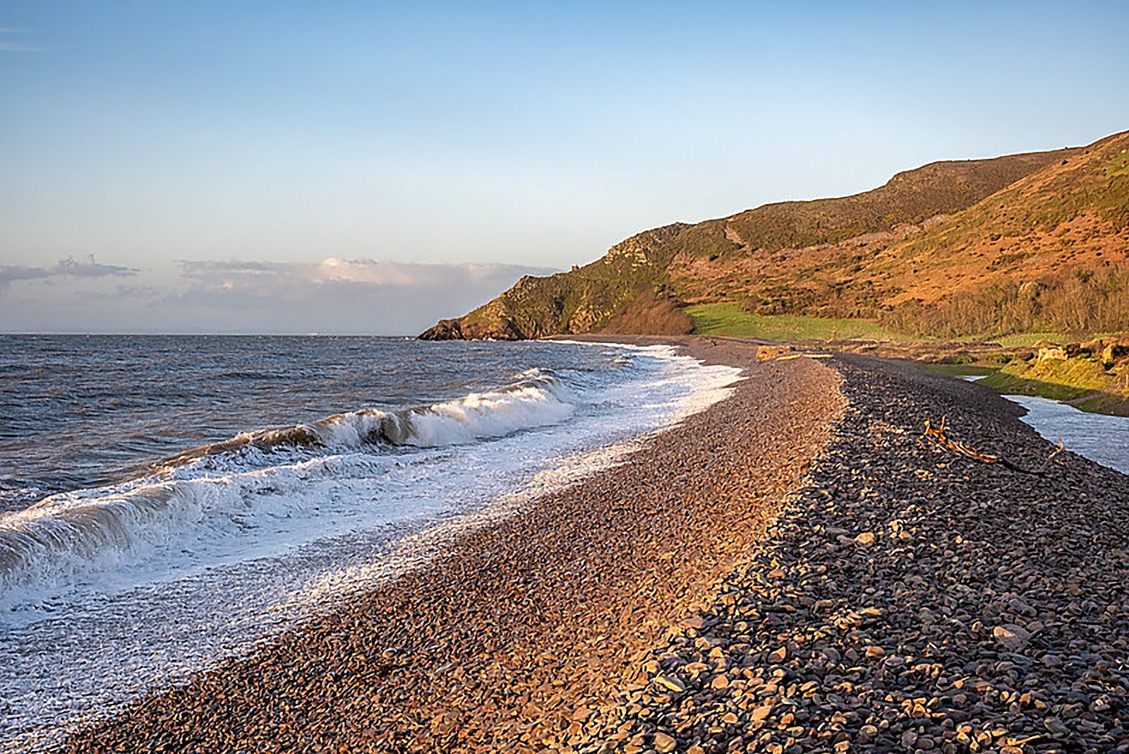 Sandy beach on the West Somerset coast