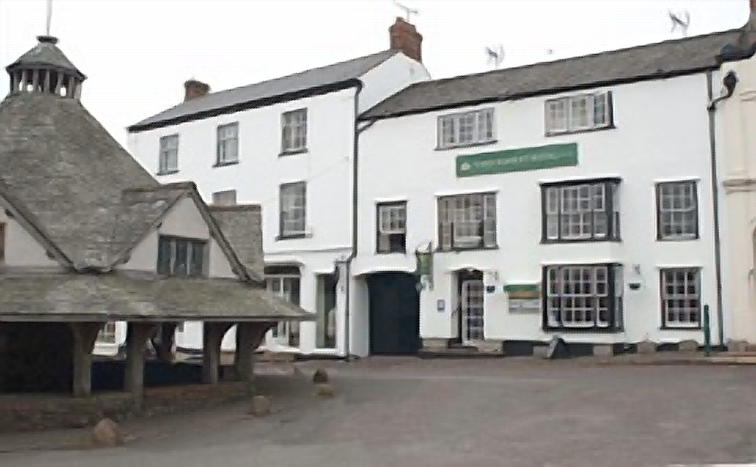 The Yarn Market Hotel on Dunster High Street